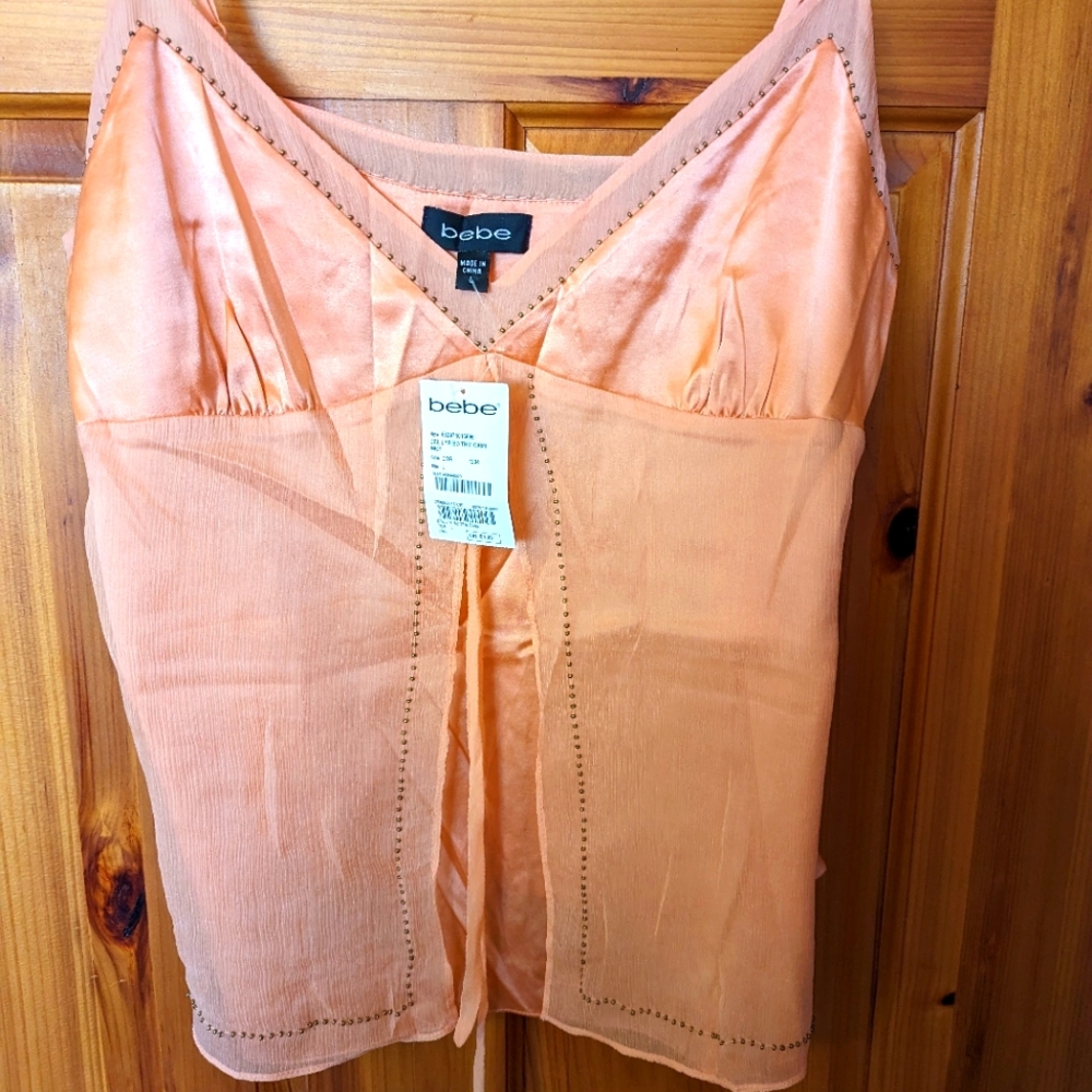 Bebe Cami, all silk, including the lining